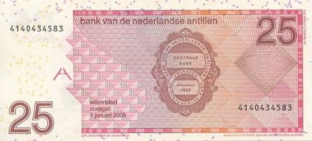 Antilles Néerlandaises 25 Gulden 2008 - Flamand Rose
