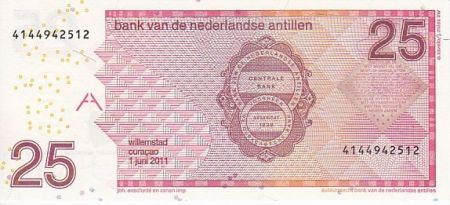 Antilles Néerlandaises 25 Gulden 2011 - Flamand Rose