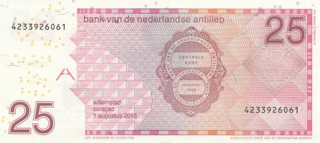 Antilles Néerlandaises 25 Gulden 2016 - Flamand Rose - 2016 - Neuf