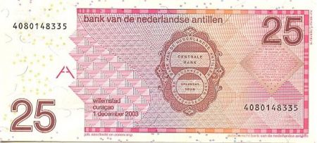 Antilles Néerlandaises 25 Gulden Flamand Rose - 2003