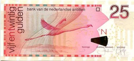 Antilles Néerlandaises 25 Gulden Flamand Rose - 2003
