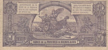 Argentine 1 Peso Banco de la Provincia de Buenos Aires - 1891 - TB+ - S.573