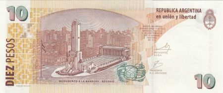 Argentine 10 Pesos - J. San Martin - 2003 - Neuf