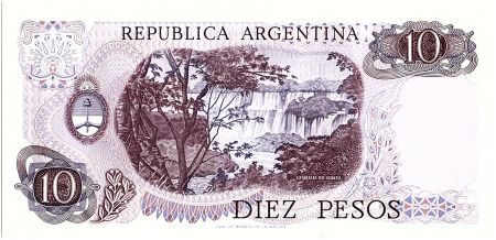 Argentine 10 Pesos, Général Belgrano - 1971