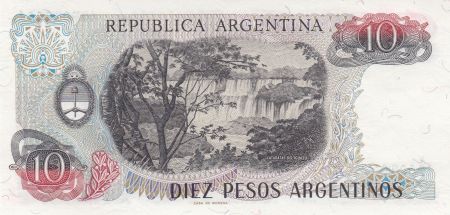 Argentine 10 Pesos argentinos ND1983 - J. San Martin - Iguaçu