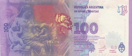 Argentine 100 Pesos Eva Peron (Evita) - Série A 2012