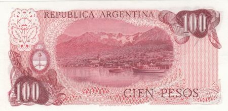 Argentine 100 Pesos ND1978 - J. San Martin - Ushuaia J. San Martin - Port d\'Ushuaia