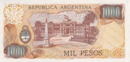 Argentine 1000 Pesos - Gen. San Martin - ND (1976-1983) - Série D - P.304b