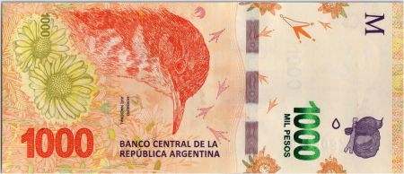 Argentine 1000 Pesos Hornero - 2019