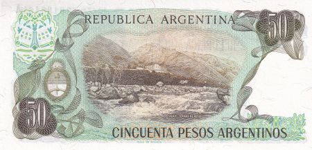 Argentine 50 Pesos - J. San Martin - Jujuy - ND (1983) - Série A - P.314