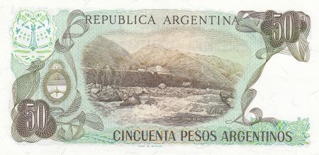 Argentine 50 Pesos argentinos ND1983 - J. San Martin - Jujuy
