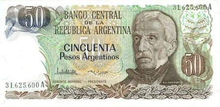Argentine 50 Pesos J. San Martin - Vue de Jujuy