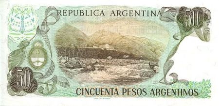 Argentine 50 Pesos J. San Martin - Vue de Jujuy