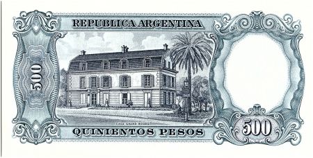 Argentine 500 Pesos, José de San Martin - 19(64-69)