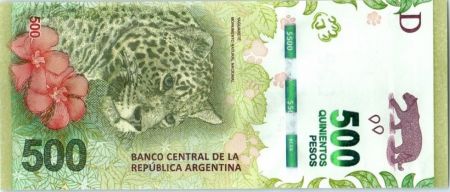 Argentine 500 Pesos Jaguar - 2017