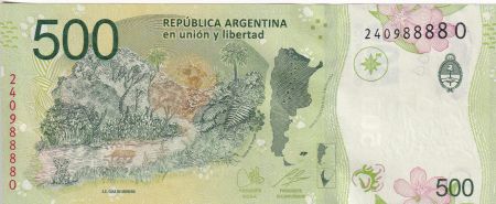 Argentine 500 Pesos Jaguar - 2020 - Suffixe O - P.365