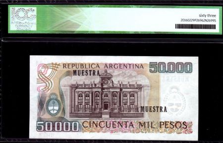 Argentine 50000 Pesos J. San Martin - Banque Centrale - 1979 - ICG UNC63