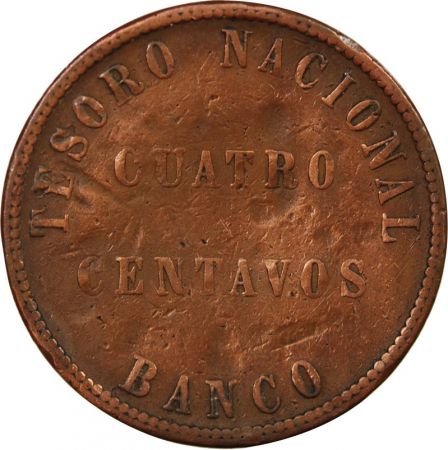 Argentine ARGENTINE - 4 CENTAVOS 1854