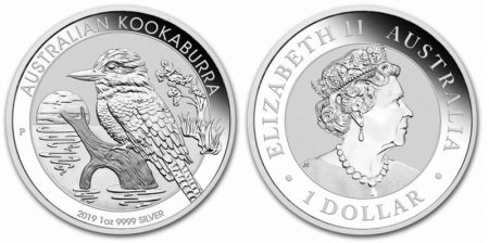 Australie 1 Dollar Elisabeth II - Kookaburra Once 2019 - Argent