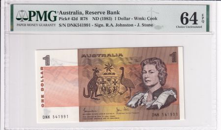 Australie 1 Dollar Elizabeth II - ND (1983) - Série DNK