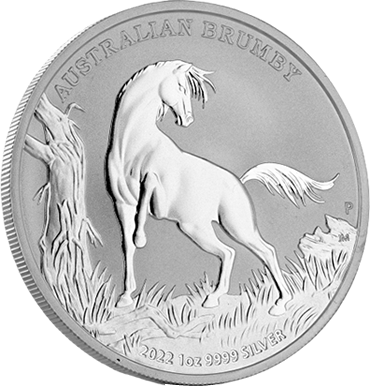 Australie 1 Once Argent - Brumby (Cheval) Australie 2022