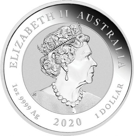 Australie 1 Once Argent - Double Pixiu (Lions gardiens) Australie 2020