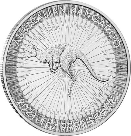 Australie 1 Once argent AUSTRALIE 2021 - Kangourou