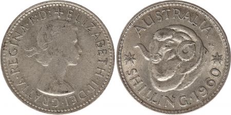 Australie 1 Shilling 1960 - Elizabeth II - Argent