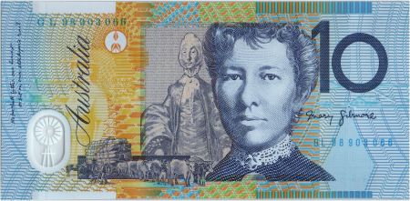 Australie 10 Dollars B. Paterson - M. Gilmore - 1998
