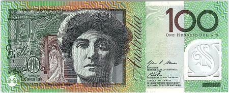 Australie 100 Dollars John Mona - Mellie Melba - 2014 Neuf Polymer