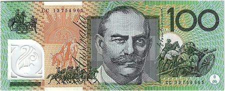 Australie 100 Dollars John Mona - Mellie Melba 2013 - Neuf Polymer