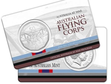 Australie 50 Cents Australie en Guerre - Flyings corps 2014