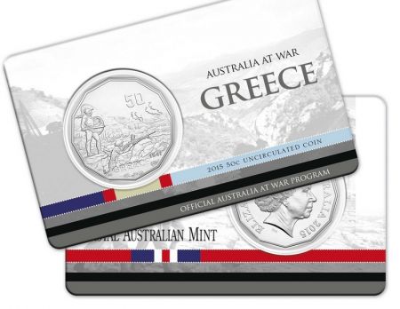Australie 50 Cents Australie en Guerre - Grèce 1941 - 2015