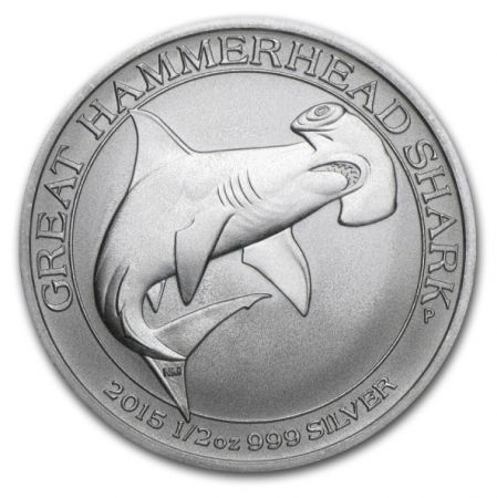 Australie 50 Cents Elisabeth II - Requin Marteau 1/2 Once Argent 2014
