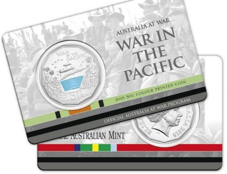 Australie 50 Cents Guerre du Pacifique 2015
