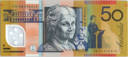 Australie 50 Dollars Edith Cowan - David Unaipon - 2004
