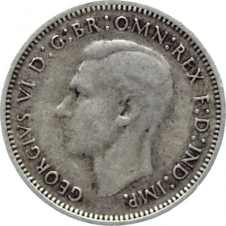 Australie 6 Pence George VI - 1945