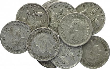 Australie 6 Pence Georges VI - 1951
