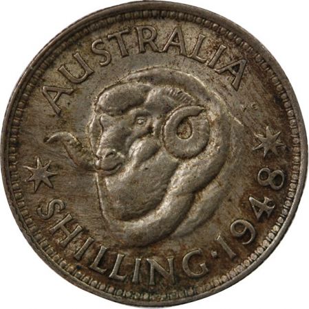 Australie AUSTRALIE, GEORGE VI - SHILLING 1948