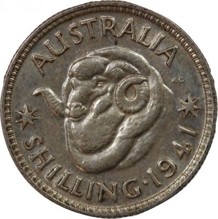 Australie AUSTRALIE, GEORGE VI - SHILLING ARGENT 1941