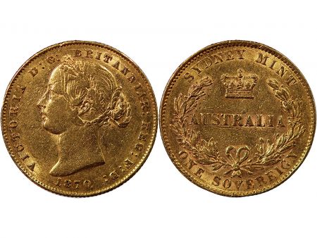 Australie AUSTRALIE  VICTORIA - SOUVERAIN OR 1870 SYDNEY