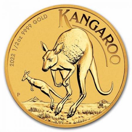 Australie Kangourou - 1/2 Oz Or AUSTRALIE 2022