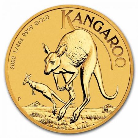 Australie Kangourou - 1/4 Oz Or AUSTRALIE 2022