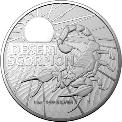 Australie Scorpion du Désert - 1 once argent Australie 2022