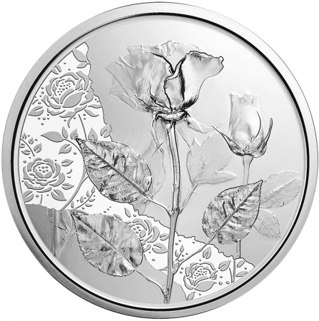 Autriche  10 Euro - Le Langage des Fleurs - La Rose - Argent - 2021