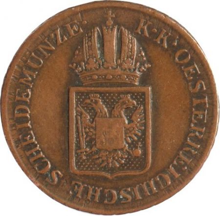 Autriche 1/2 Kreuzer François II - Armoiries