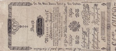 Autriche 1 Gulden - Banco Zettel -  01-01-1800