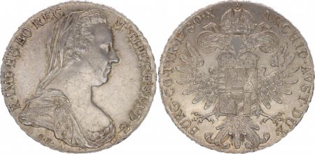Autriche 1 Thaler Marie-Thérèse - 1780 X - Refrappe - ex.1