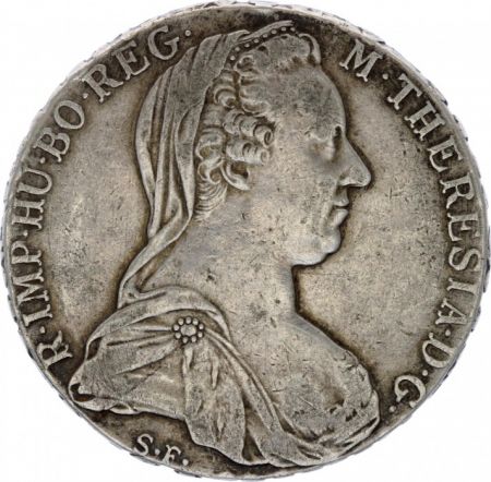 Autriche 1 Thaler Marie-Thérèse - 1780 X - Refrappe - ex.3