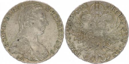Autriche 1 Thaler Marie-Thérèse - 1780 X - Refrappe - ex.7